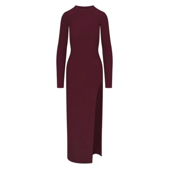 SKIMS Boat Neck Long Dress - Picture 3 of 9